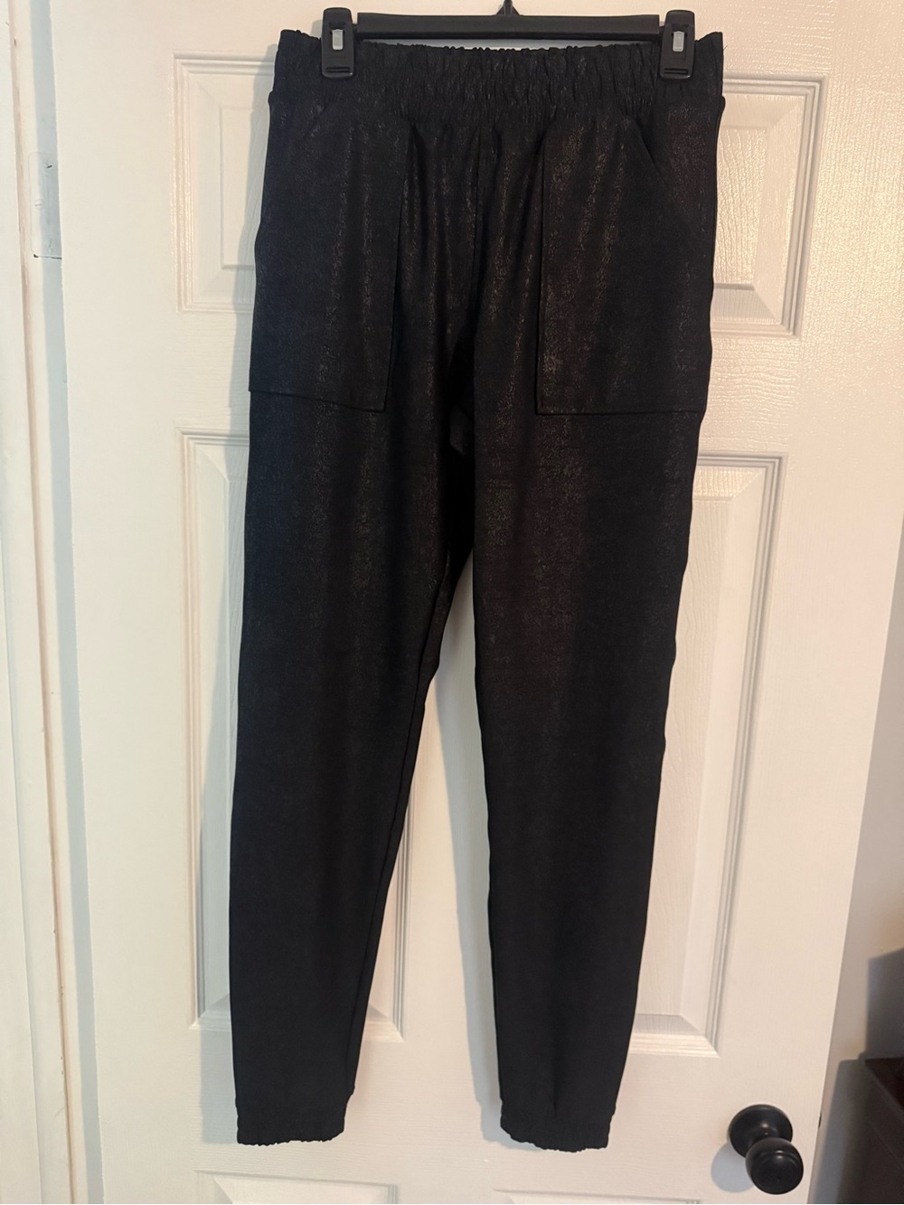Mono B Black Elastic Waist Jogger Pants
